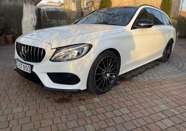 Mercedes-Benz Klasa C cena 79800 przebieg: 164000, rok produkcji 2017 z Czaplinek małe 596